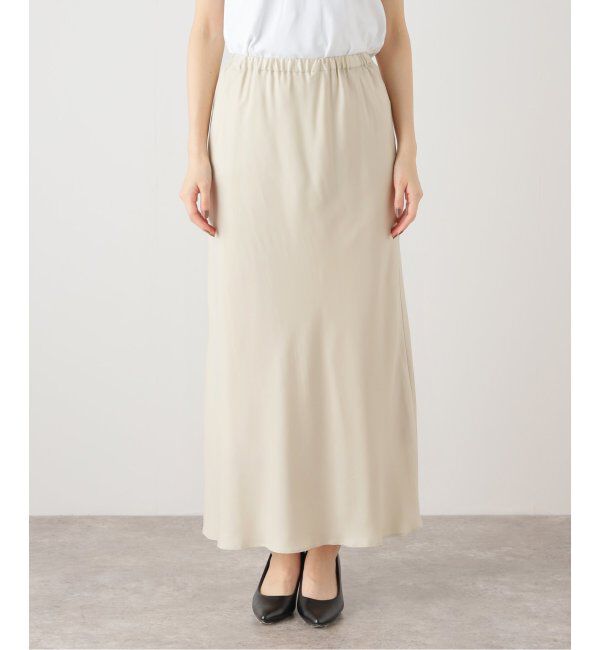 FRAMeWORK「キュプラツイルバイアススカート」|スカート|