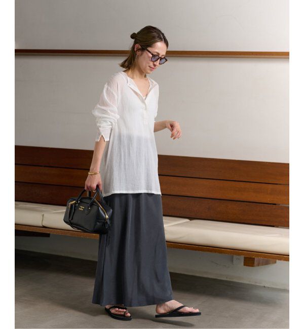 FRAMeWORK「キュプラツイルバイアススカート」|スカート|