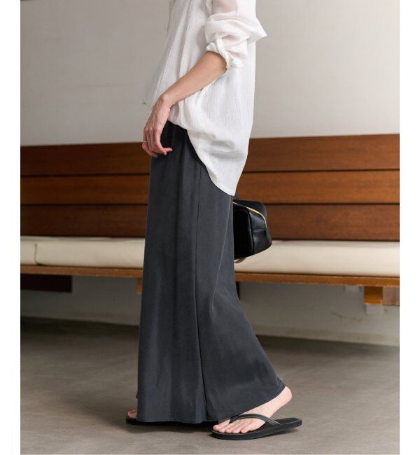 FRAMeWORK「キュプラツイルバイアススカート」|スカート|