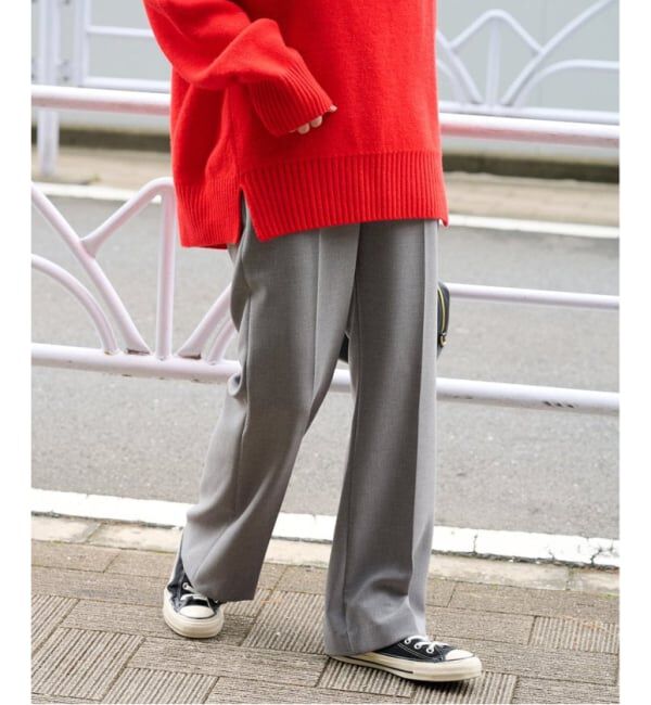 FRAMeWORK「≪追加≫セミフレアパンツ」|スラックス|