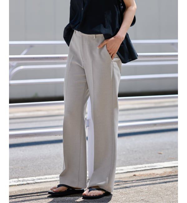 FRAMeWORK「≪追加≫セミフレアパンツ」|スラックス|