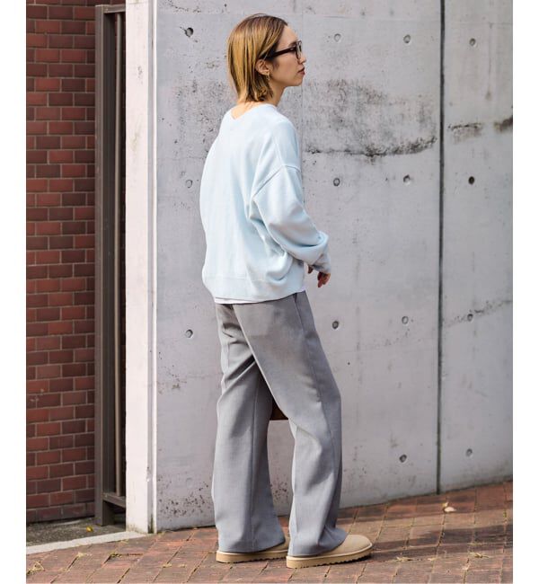 FRAMeWORK「≪追加≫セミフレアパンツ」|スラックス|