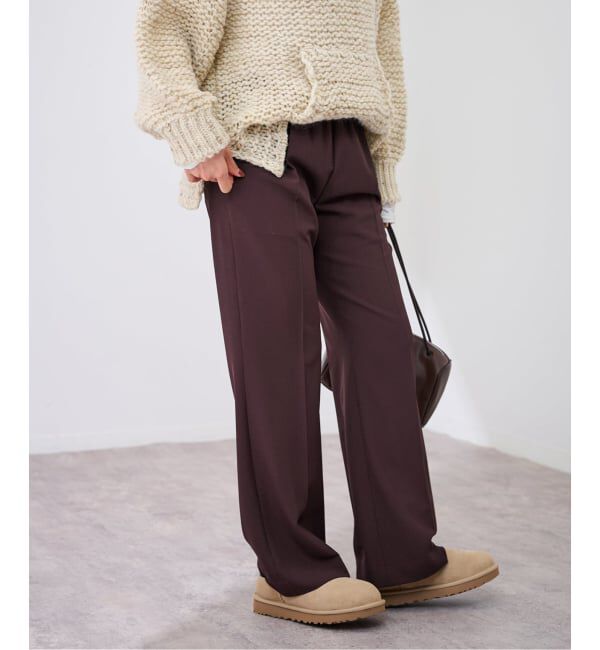 FRAMeWORK「≪洗濯機洗い可能≫ウォッシャブルイージースラックス」|スラックス|