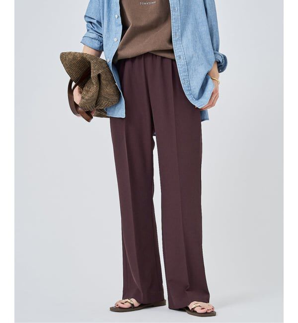 FRAMeWORK「≪洗濯機洗い可能≫ウォッシャブルイージースラックス」|スラックス|