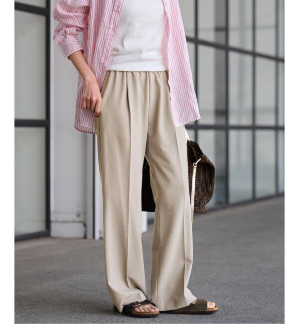 FRAMeWORK「≪洗濯機洗い可能≫ウォッシャブルイージースラックス」|スラックス|