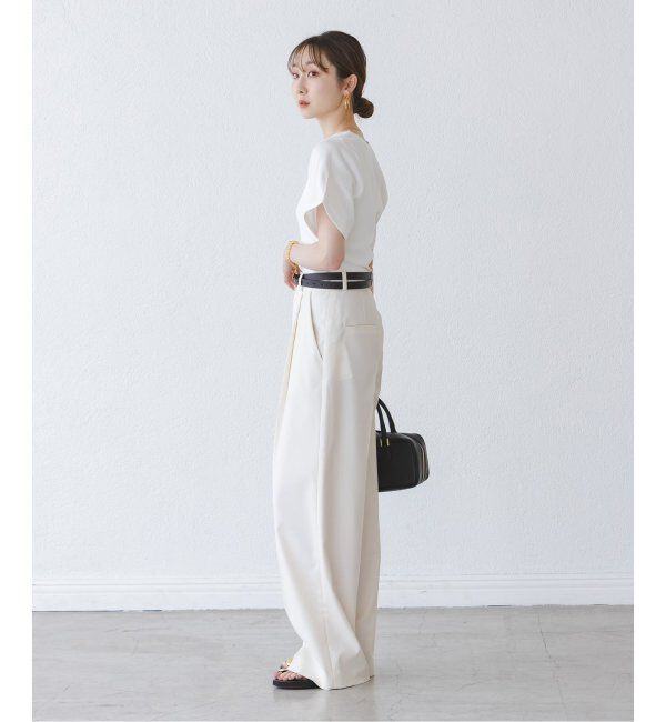 NOBLE「BY MALENE BIRGER/バイマレーネビルガー リブUネックTEE」|Tシャツ・カットソー|