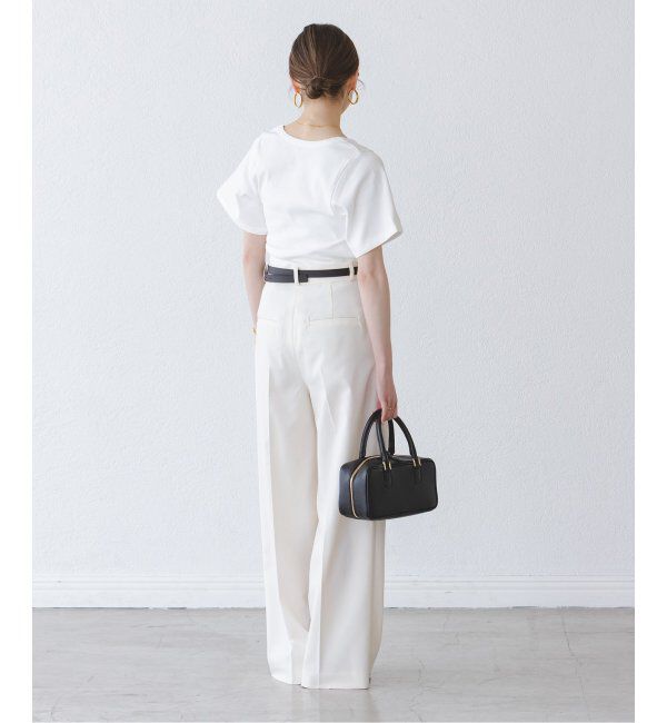 NOBLE「BY MALENE BIRGER/バイマレーネビルガー リブUネックTEE」|Tシャツ・カットソー|