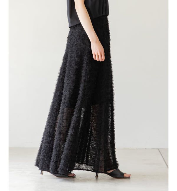 NOBLE「フェザーチュールフレアスカート」|スカート|