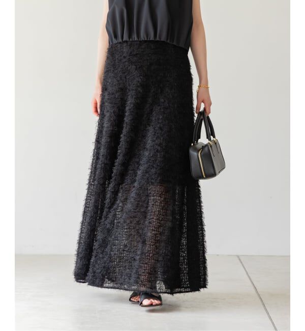 NOBLE「フェザーチュールフレアスカート」|スカート|