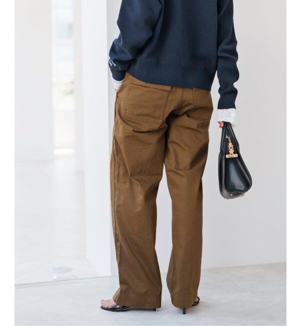 Spick and Span「《追加》ルーズベイカーパンツ」|カーゴ|