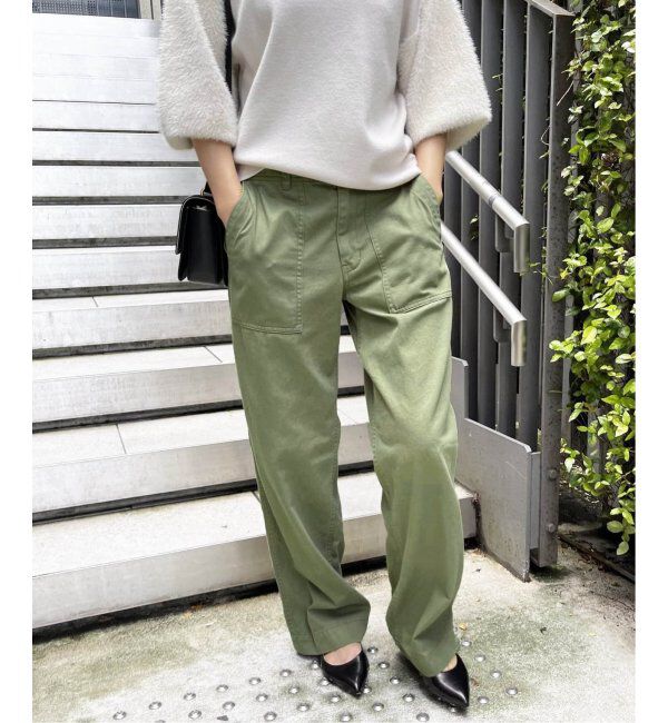 Spick and Span「《追加》ルーズベイカーパンツ」|カーゴ|