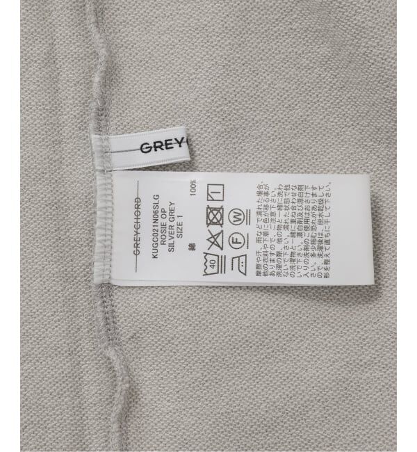 NOBLE「《NOBLE別注》GREYCHORD/グレーコード タックギャザーワンピース」|ワンピース|