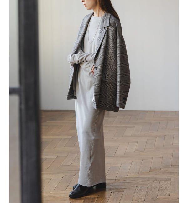 NOBLE「《NOBLE別注》GREYCHORD/グレーコード タックギャザーワンピース」|ワンピース|