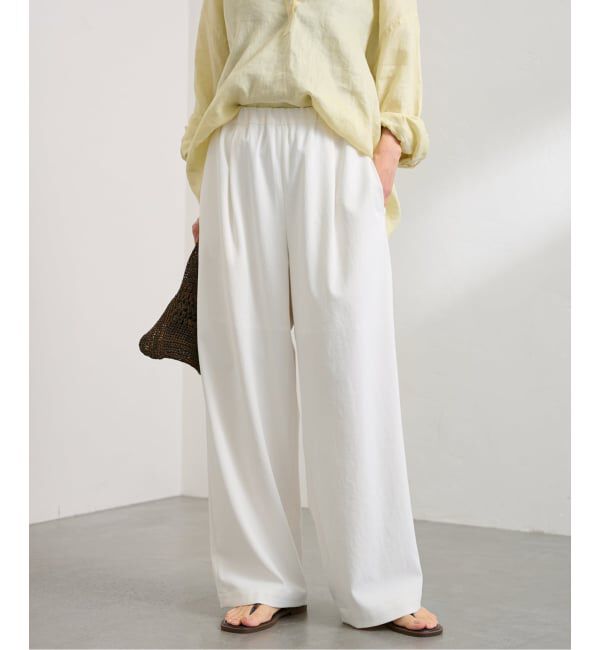 FRAMeWORK「≪追加≫ 手洗い可 / ポリエステルツイルリラックスパンツ 3」|その他|