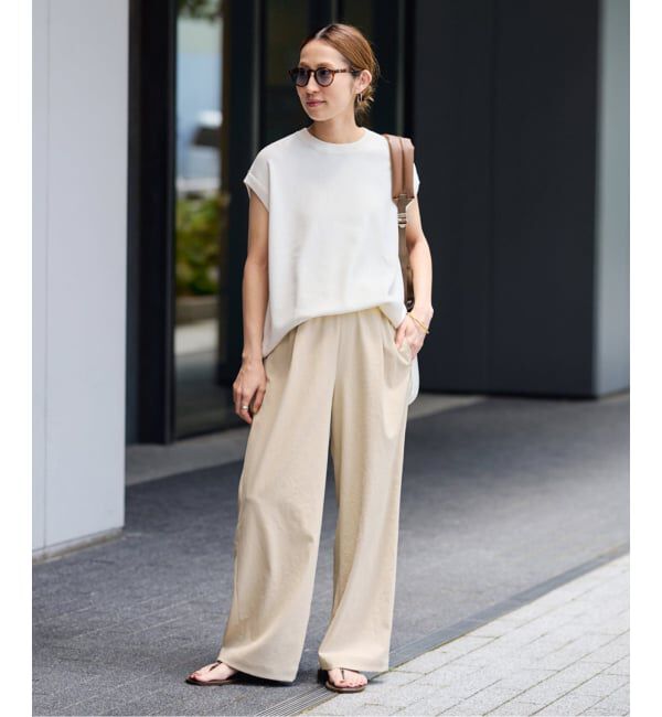 FRAMeWORK「≪追加≫ 手洗い可 / ポリエステルツイルリラックスパンツ 3」|その他|