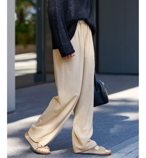 FRAMeWORK「≪追加≫ 手洗い可 / ポリエステルツイルリラックスパンツ 3」|その他|