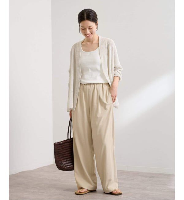 FRAMeWORK「≪追加≫ 手洗い可 / ポリエステルツイルリラックスパンツ 3」|その他|