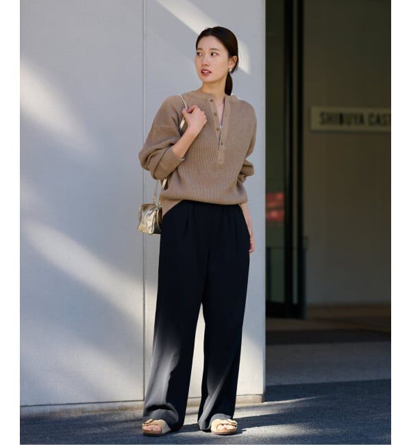 FRAMeWORK「≪追加≫ 手洗い可 / ポリエステルツイルリラックスパンツ 3」|その他|