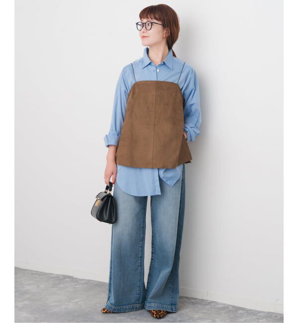 Spick and Span「フェイクスエードキャミソール」|キャミソール|