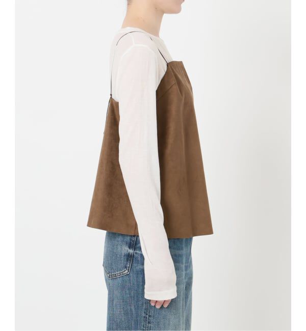 Spick and Span「フェイクスエードキャミソール」|キャミソール|