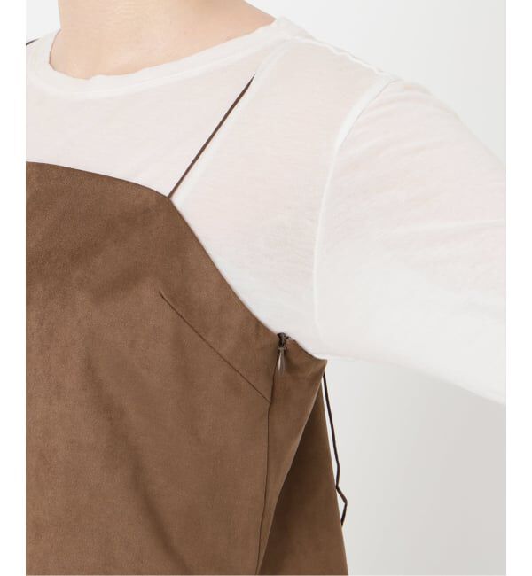 Spick and Span「フェイクスエードキャミソール」|キャミソール|