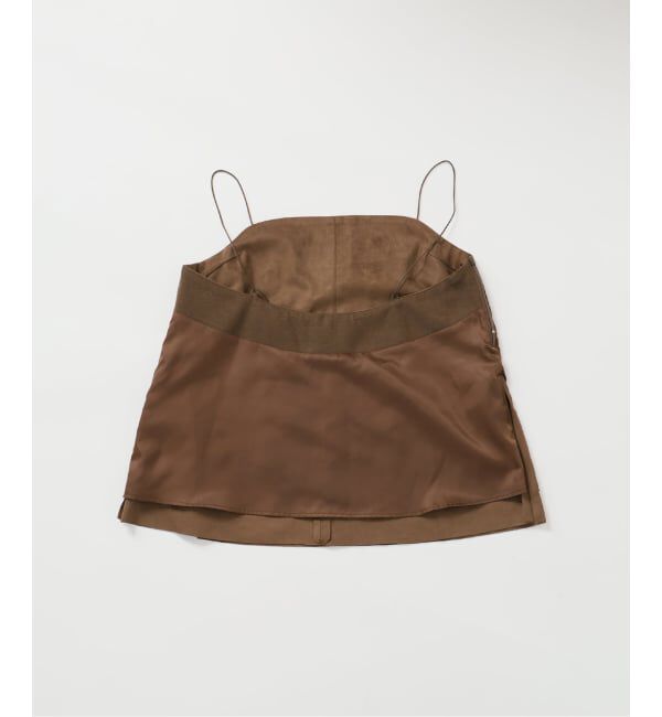 Spick and Span「フェイクスエードキャミソール」|キャミソール|