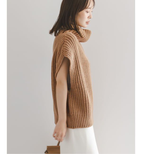 NOBLE「《追加》3G片畦ハイネックベスト」|ベスト・ジレ|