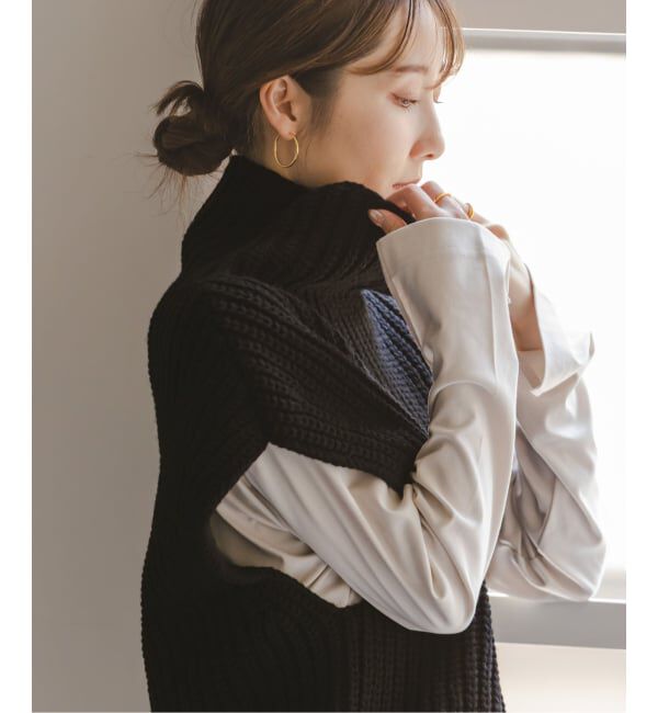 NOBLE「《追加》3G片畦ハイネックベスト」|ベスト・ジレ|