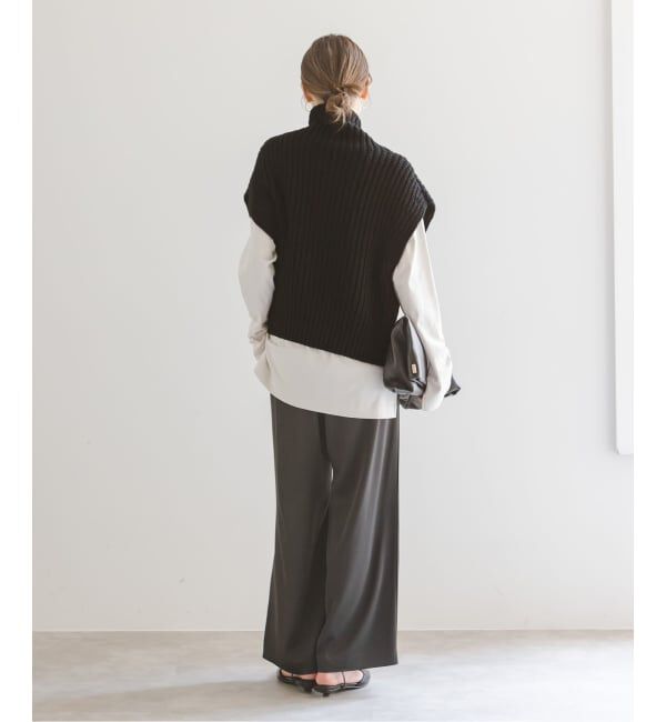 NOBLE「《追加》3G片畦ハイネックベスト」|ベスト・ジレ|