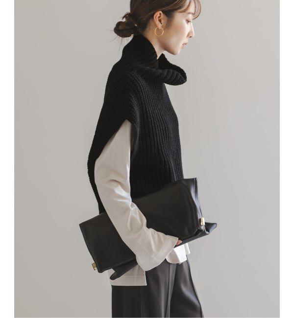 NOBLE「《追加》3G片畦ハイネックベスト」|ベスト・ジレ|