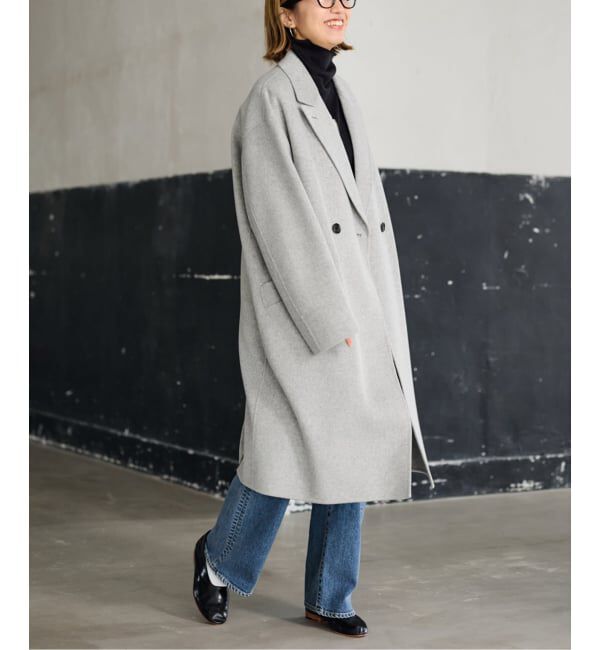 FRAMeWORK「≪追加≫SUPER160'sダブルブレストコート 2」|チェスターコート|