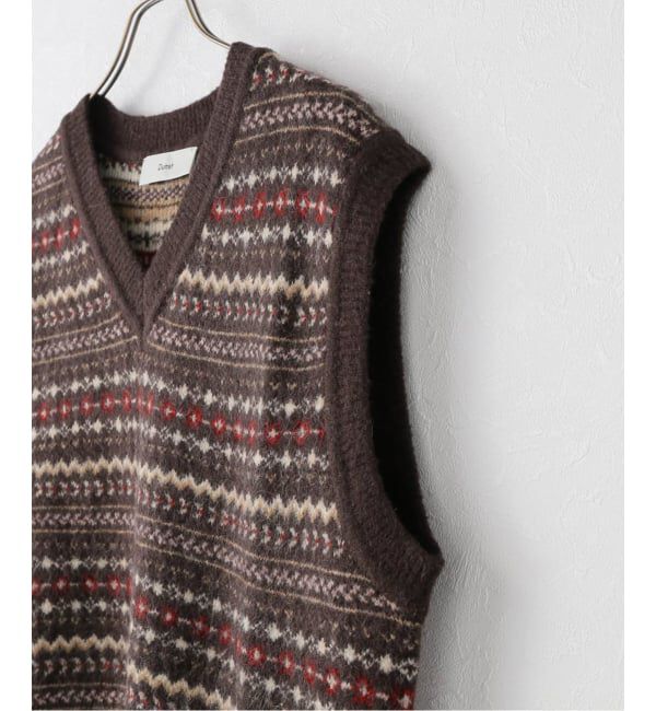 Spick and Span「DUNST/ダンスト CRAFTED Vネック ニットベスト」|ベスト・ジレ|