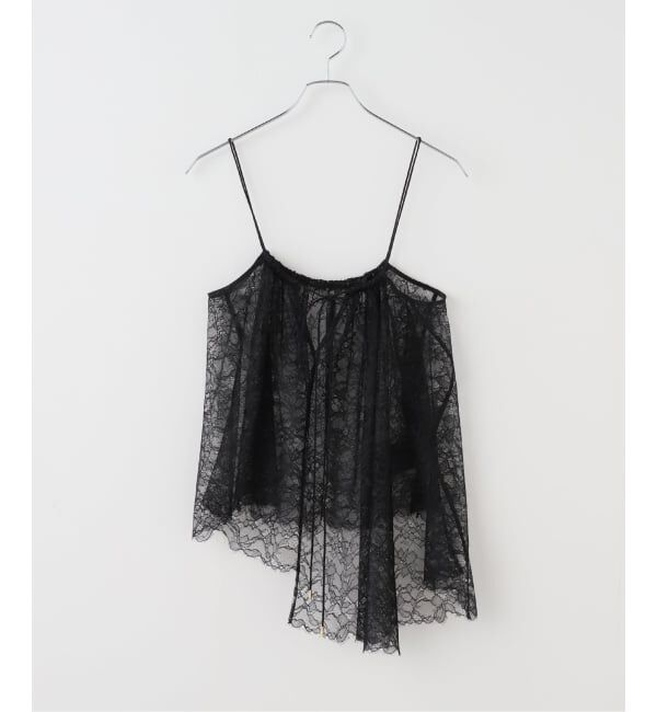 NOBLE「《追加》ラッセルレースギャザーキャミ」|キャミソール|