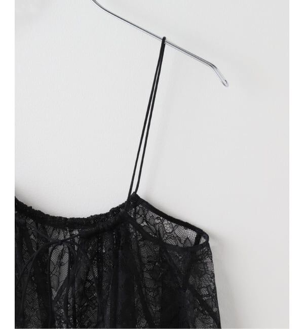 NOBLE「《追加》ラッセルレースギャザーキャミ」|キャミソール|