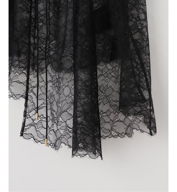 NOBLE「《追加》ラッセルレースギャザーキャミ」|キャミソール|