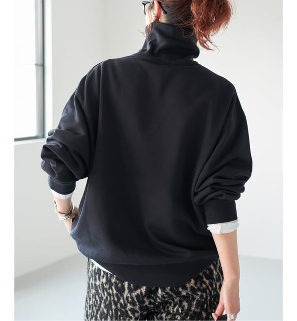 Spick and Span「《WEB限定 / 追加3》裏毛ハイネックプルオーバー」|スウェット・ジャージ|