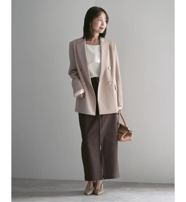 NOBLE「スリットケープブラウス」|シャツ・ブラウス|