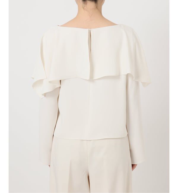 NOBLE「スリットケープブラウス」|シャツ・ブラウス|