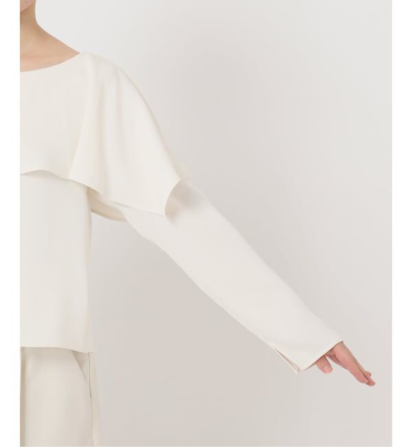 NOBLE「スリットケープブラウス」|シャツ・ブラウス|