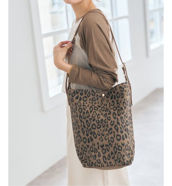 Spick and Span「Leminor/ルミノア 別注TOILE MARCHE（レオパード）」|トートバッグ|