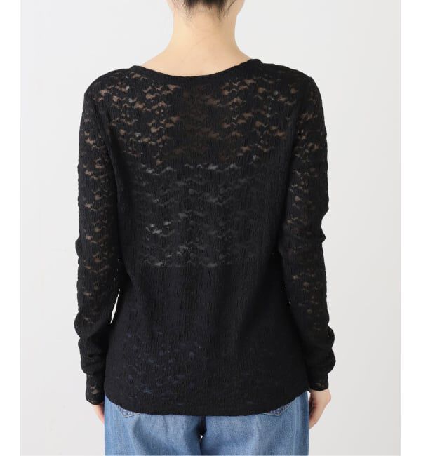 Spick and Span「シュリンクレースプルオーバー」|Tシャツ・カットソー|