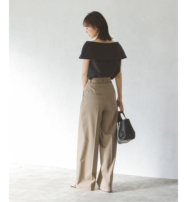 NOBLE「《WEB・ルクア大阪店限定追加予約》ソフトツイルケープブラウス」|シャツ・ブラウス|