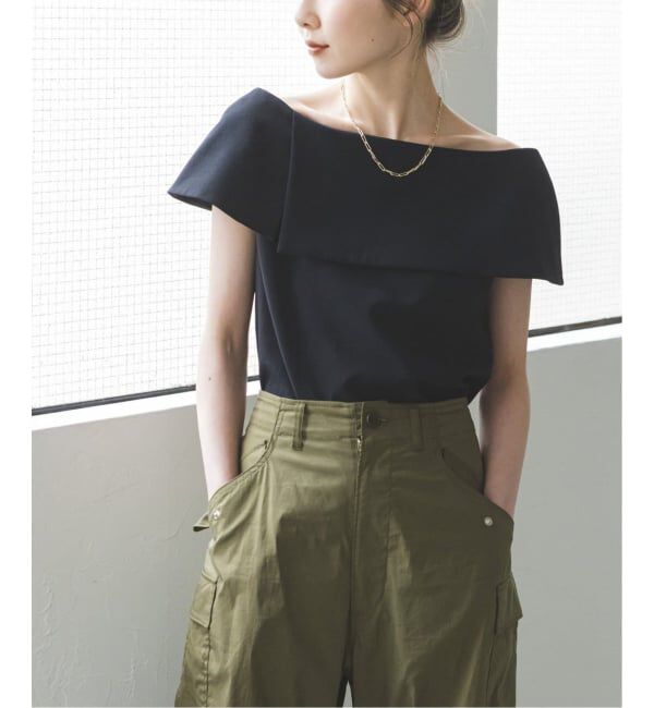 NOBLE「《WEB・ルクア大阪店限定追加予約》ソフトツイルケープブラウス」|シャツ・ブラウス|