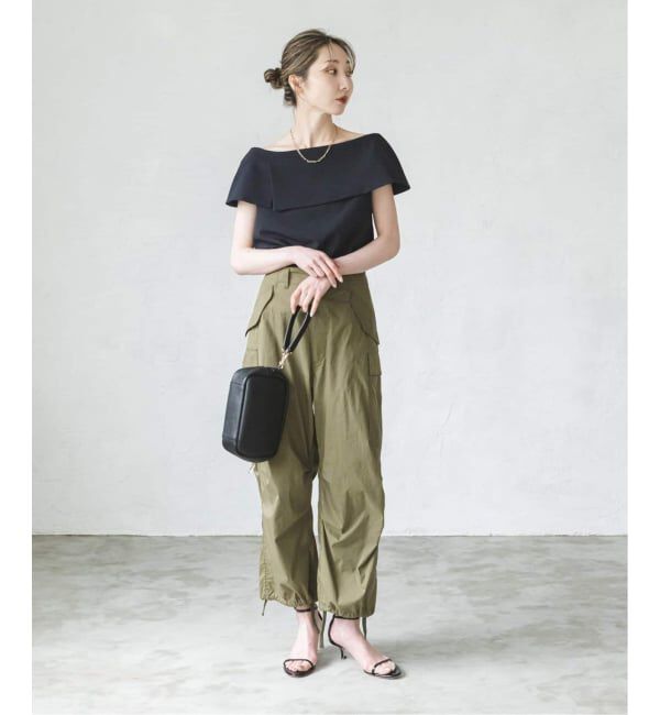 NOBLE「《WEB・ルクア大阪店限定追加予約》ソフトツイルケープブラウス」|シャツ・ブラウス|