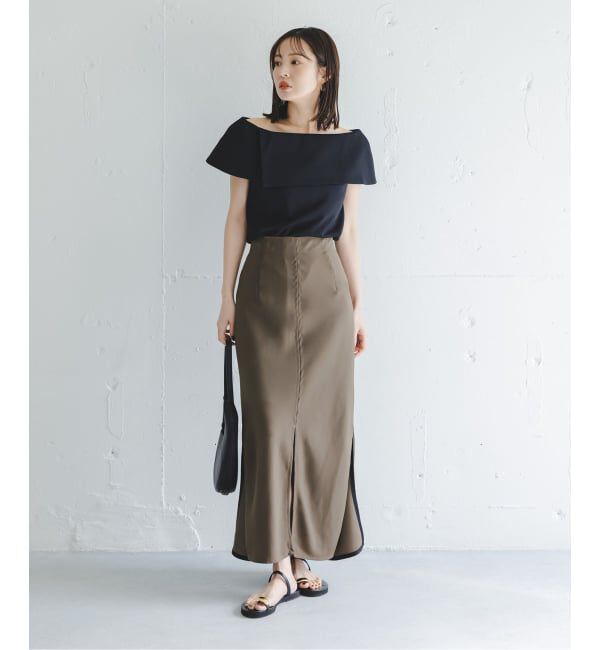 NOBLE「《WEB・ルクア大阪店限定追加予約》ソフトツイルケープブラウス」|シャツ・ブラウス|