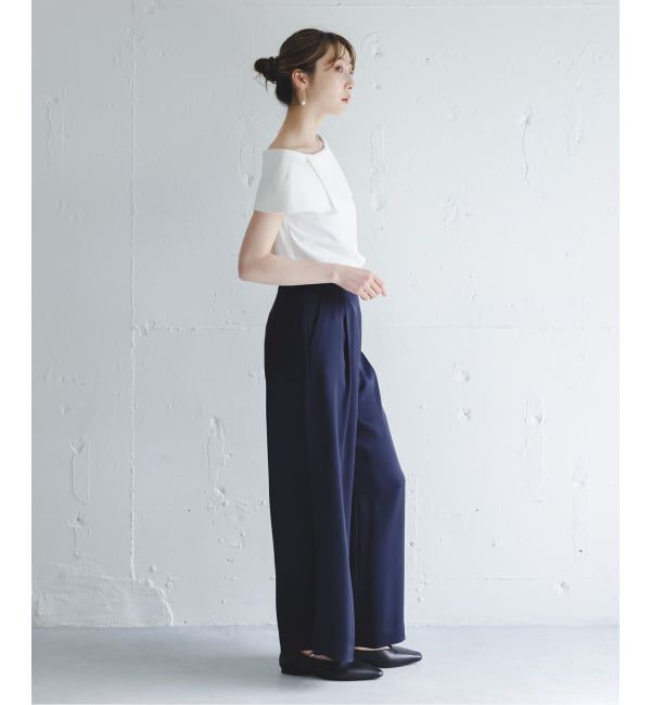 NOBLE「《WEB・ルクア大阪店限定追加予約》ソフトツイルケープブラウス」|シャツ・ブラウス|