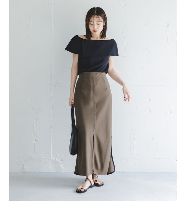 NOBLE「《WEB・ルクア大阪店限定追加予約》ソフトツイルケープブラウス」|シャツ・ブラウス|