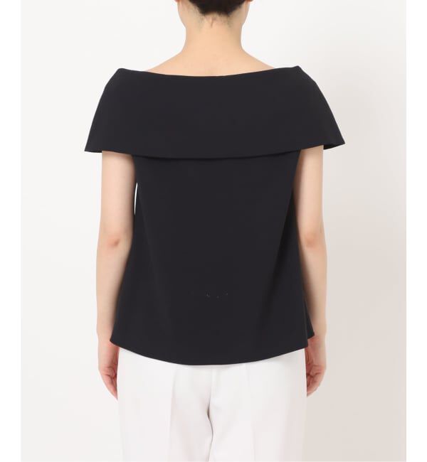 NOBLE「《WEB・ルクア大阪店限定追加予約》ソフトツイルケープブラウス」|シャツ・ブラウス|