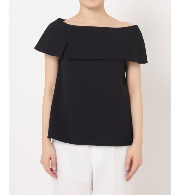 NOBLE「《WEB・ルクア大阪店限定追加予約》ソフトツイルケープブラウス」|シャツ・ブラウス|