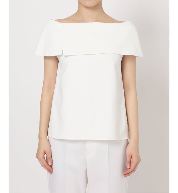 NOBLE「《WEB・ルクア大阪店限定追加予約》ソフトツイルケープブラウス」|シャツ・ブラウス|